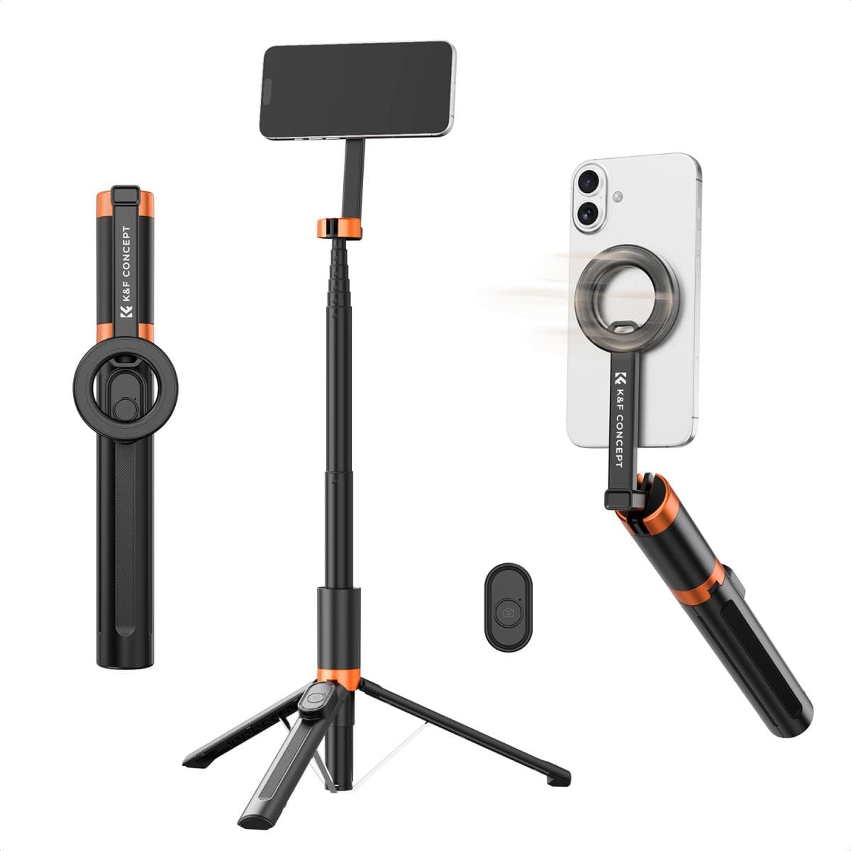 K&F MAGNETIC SELFI STICK TRIPOD