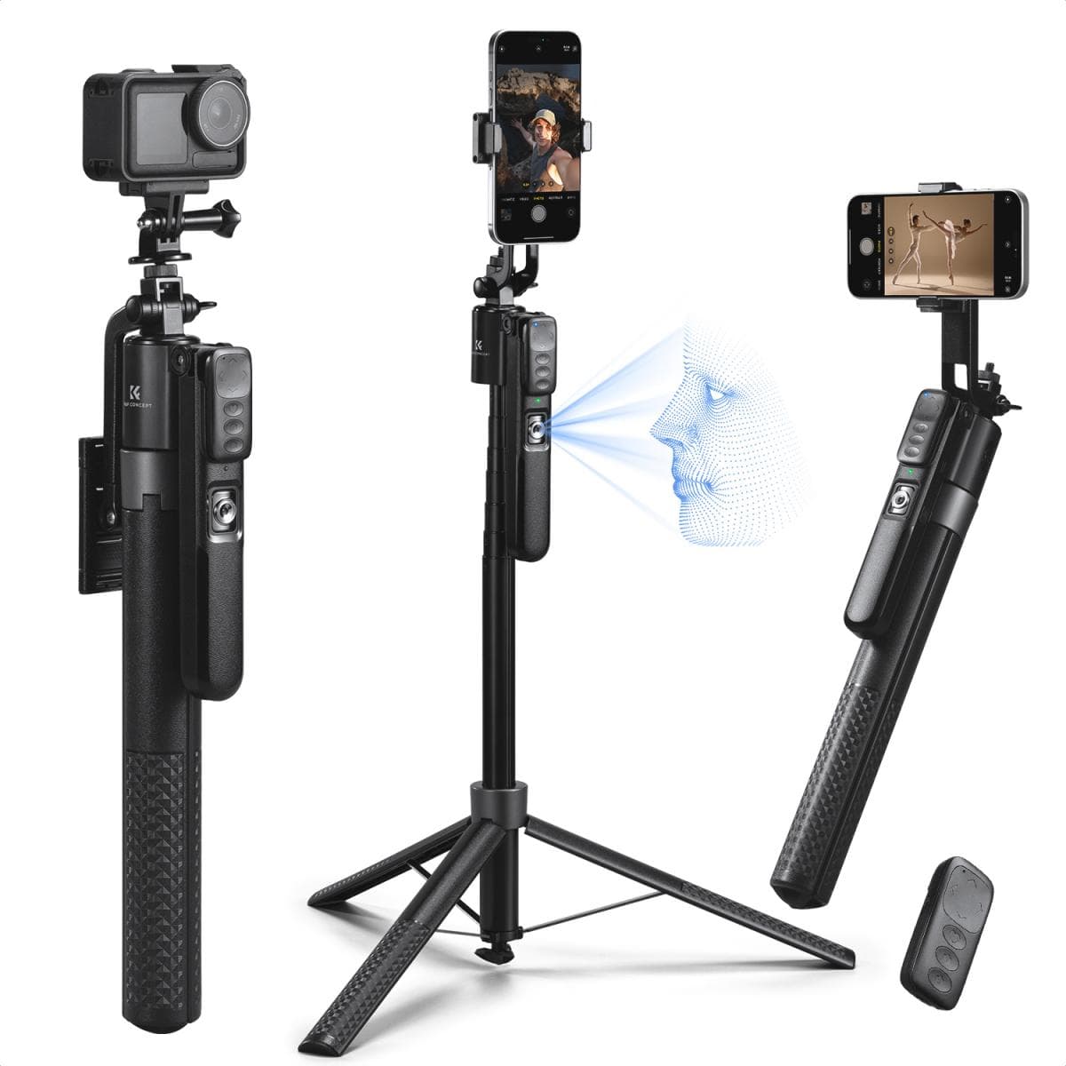 K&F AUTO FACE TRACKING TRIPOD