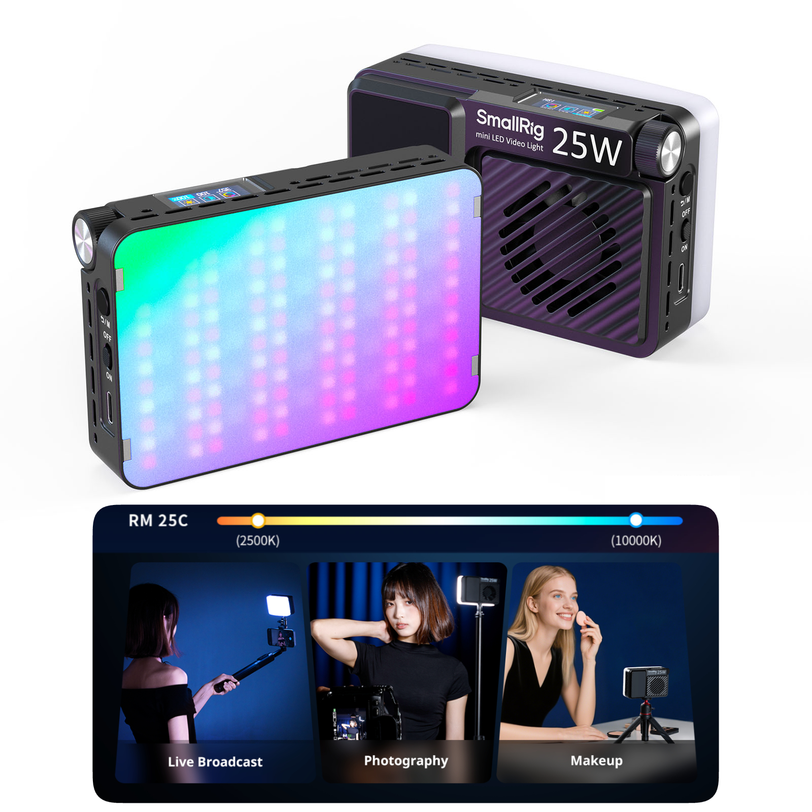 SMALLRIG TORCHE RGB RM25C